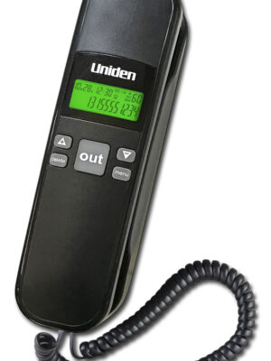 Uniden AS7103 Trimline with CID Telephone Black